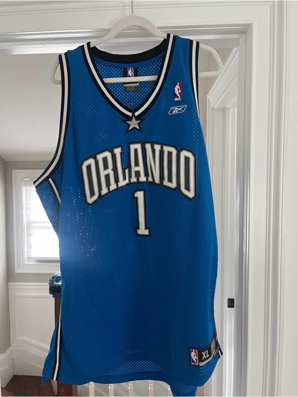Vintage Reebok Tracy Mcgrady Orlando Magic Basketball Jersey Men's Size XL